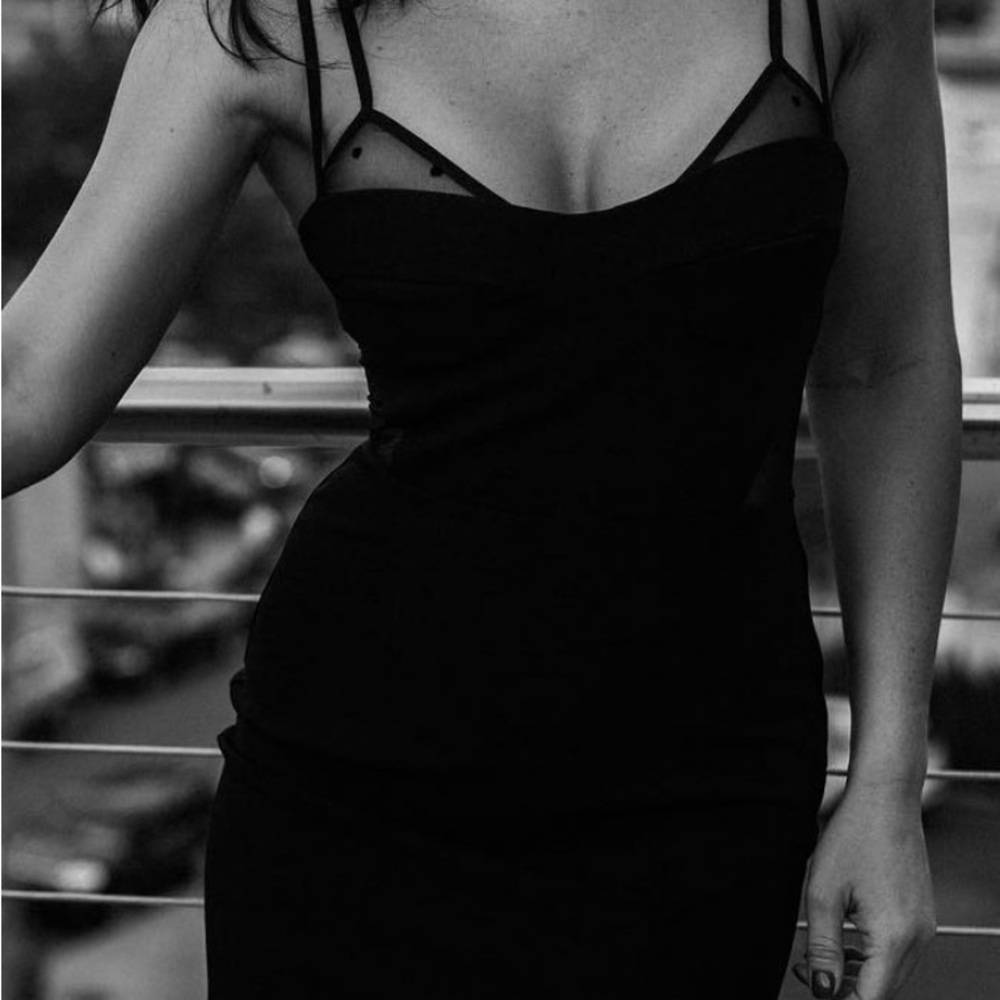 Bec & Bridge corset Elegant low back Black Women's Dress